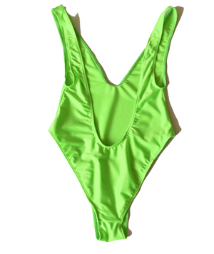 Neon Lime Spandex Bodysuit