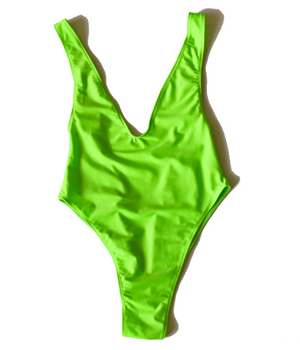 Neon Lime Spandex Bodysuit